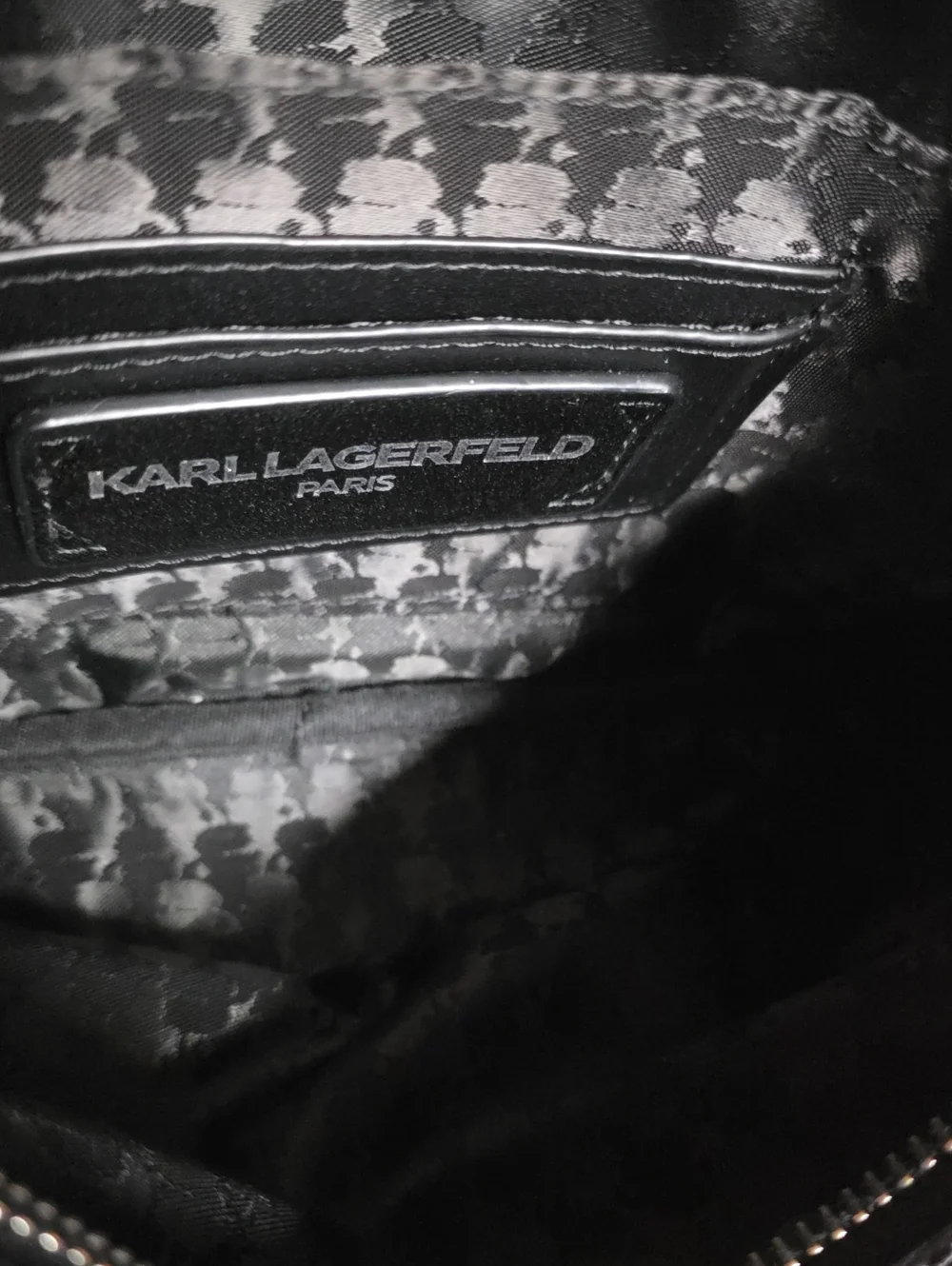 Karl Lagerfeld Multicolor Checkered Camera Crossbody Euc